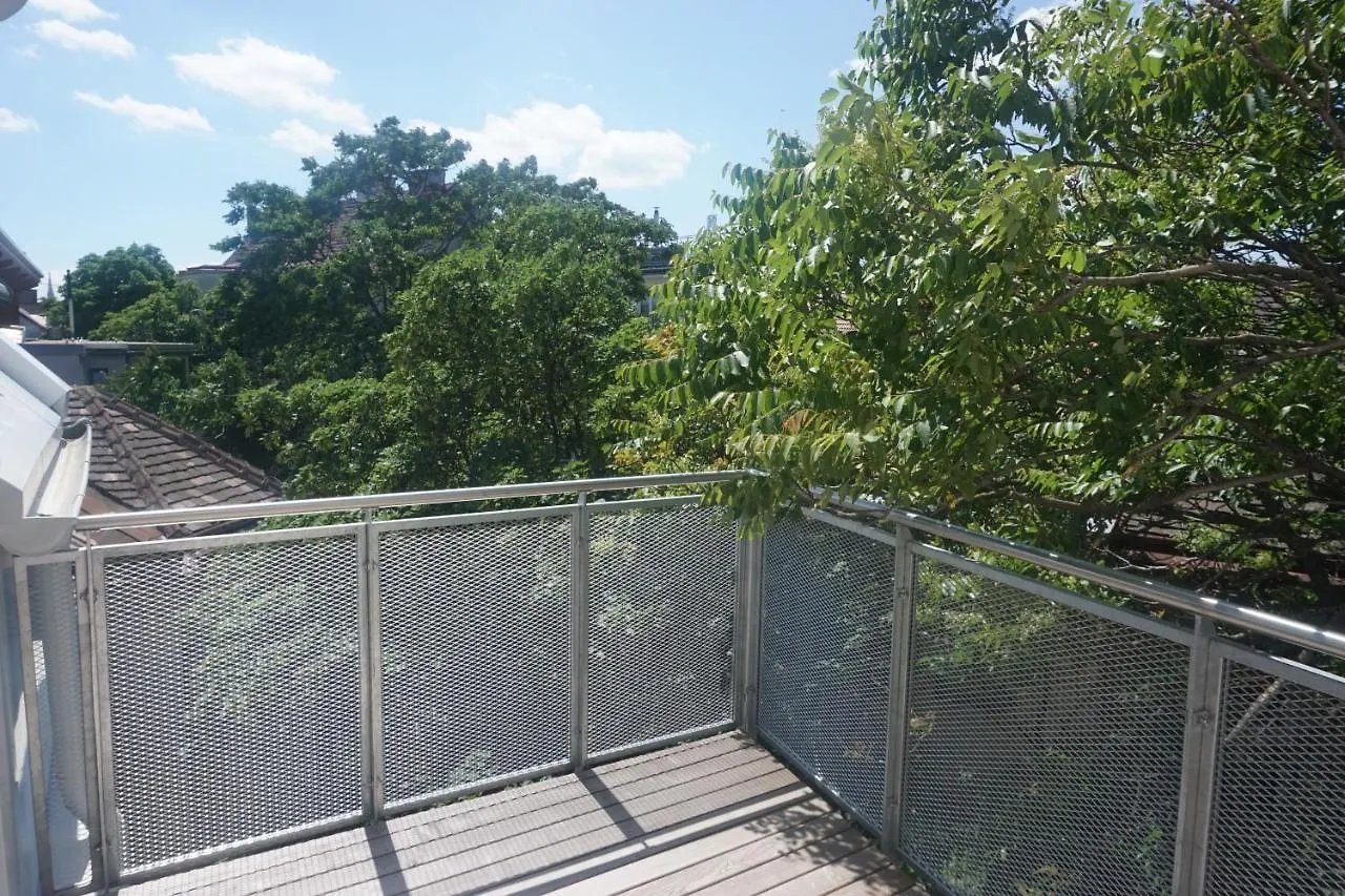 Augartenblick Penthaus 14 - Blick zum Riesenrad Wien Apartment