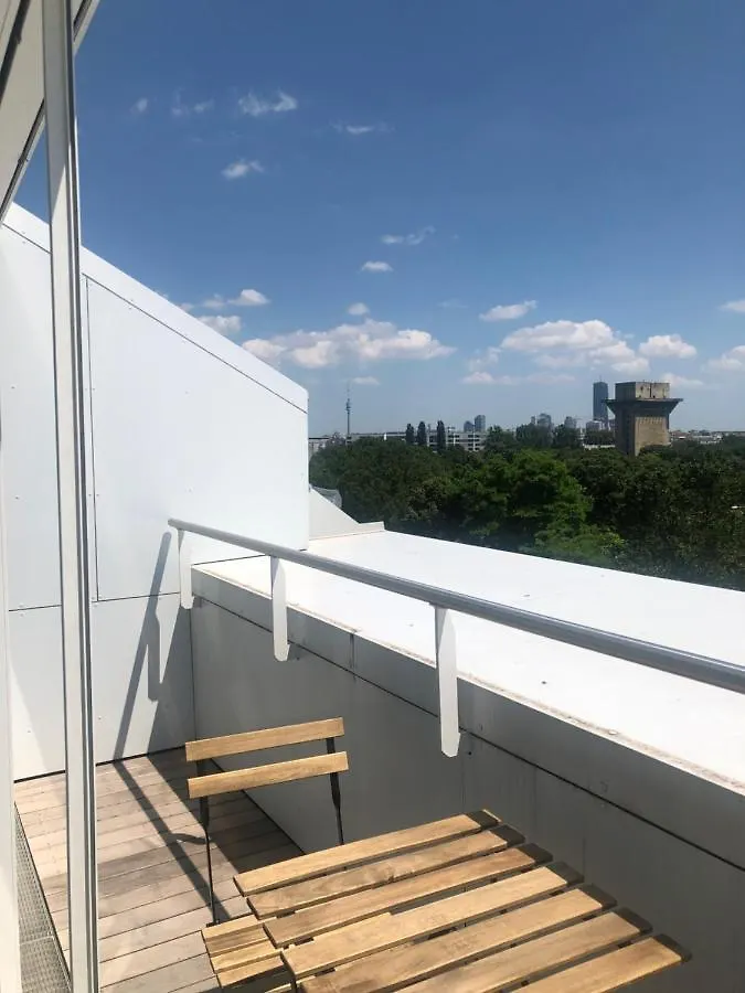 Augartenblick Penthaus 14 - Blick zum Riesenrad Wien Österreich